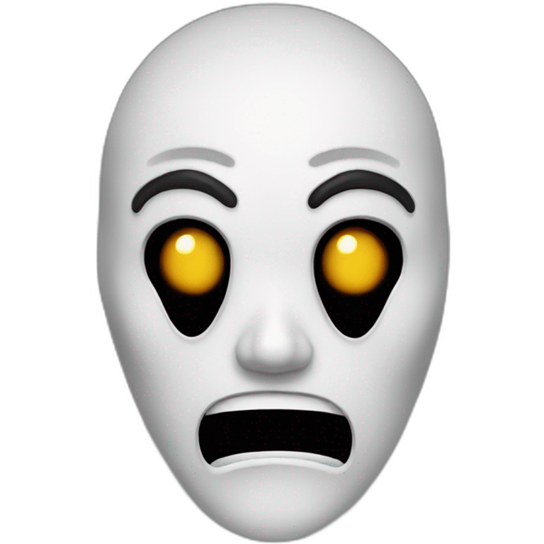 scream halloween mask emoji