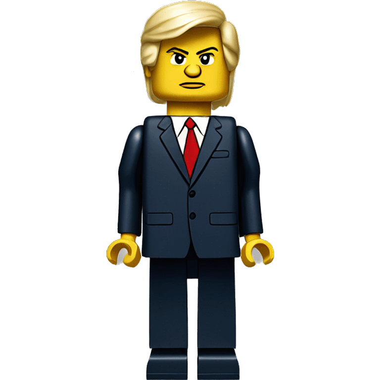 DONALD TRUMP lego full body emoji