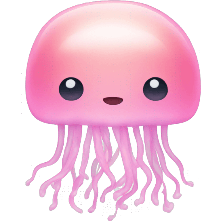 pastel light Pink jellyfish emoji