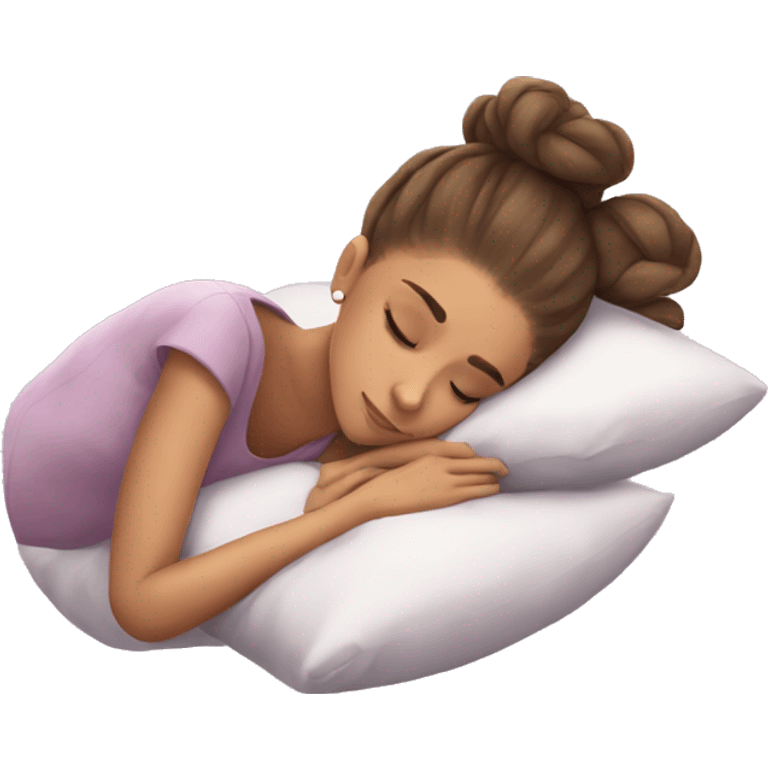 Ariana Grande sleeping emoji