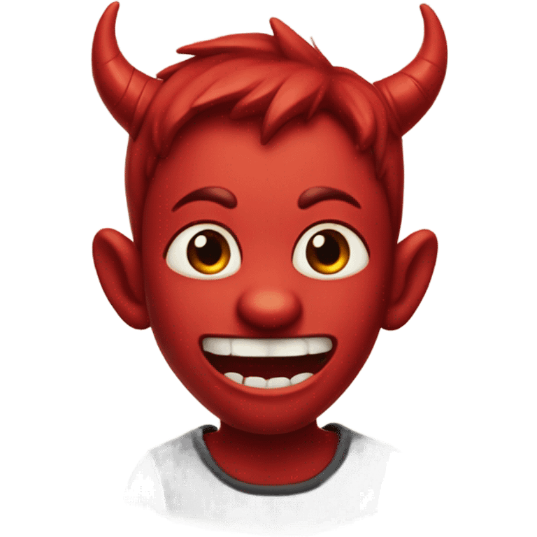 Tricky little devil emoji