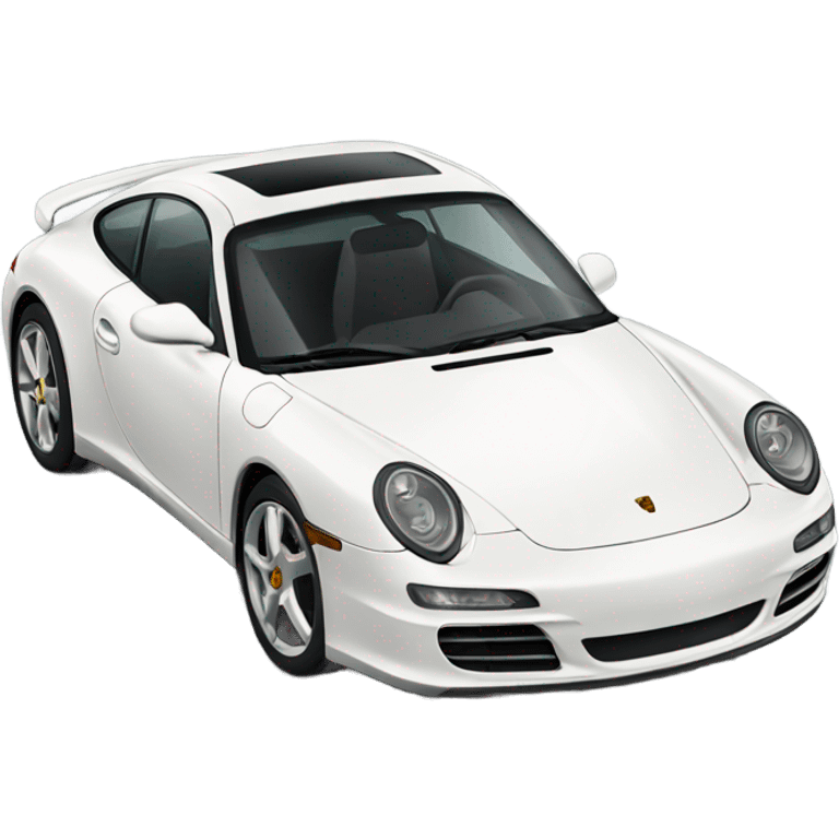 White porsche emoji