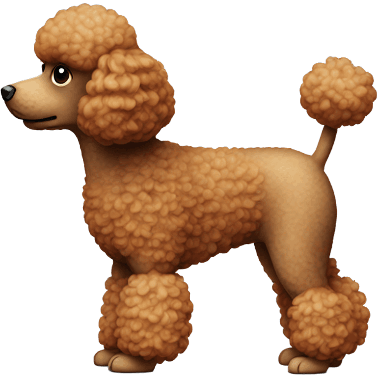 Poodle mini toy red emoji