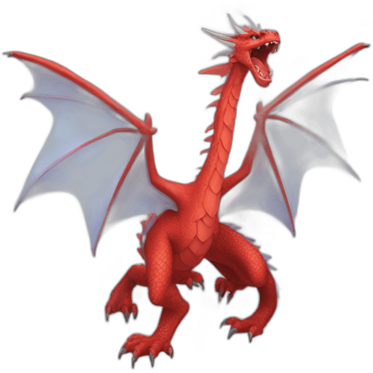 Dragón rojo emoji