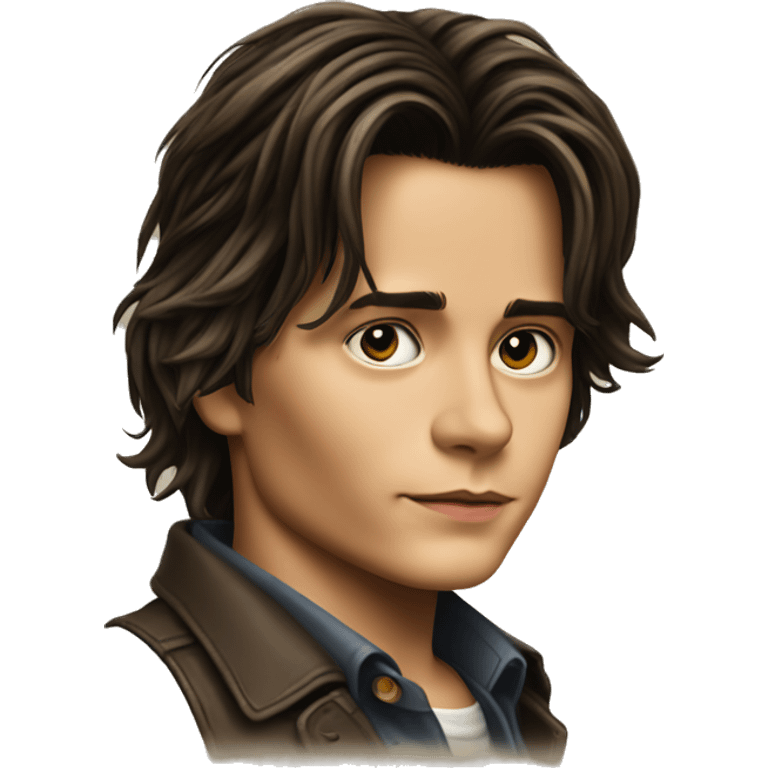 Young johnny depp emoji