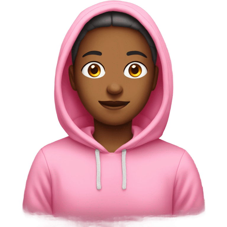 Sweatshirt pink emoji