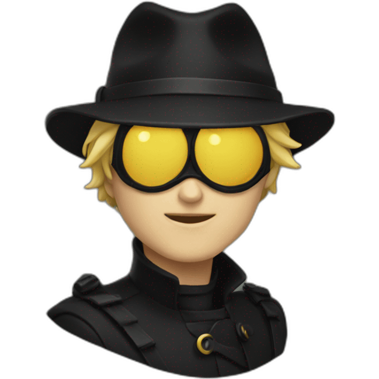 Chat noir emoji