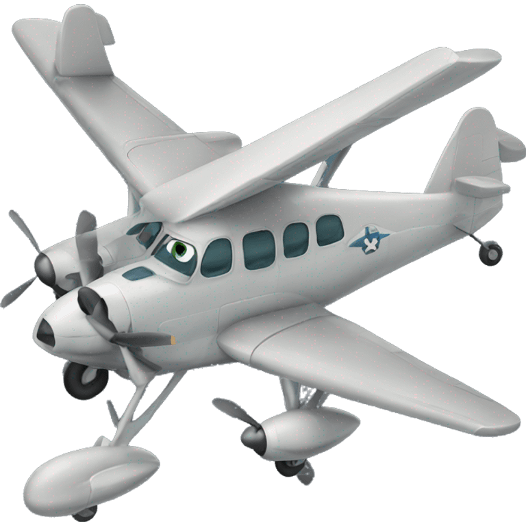 Four propeller plane emoji