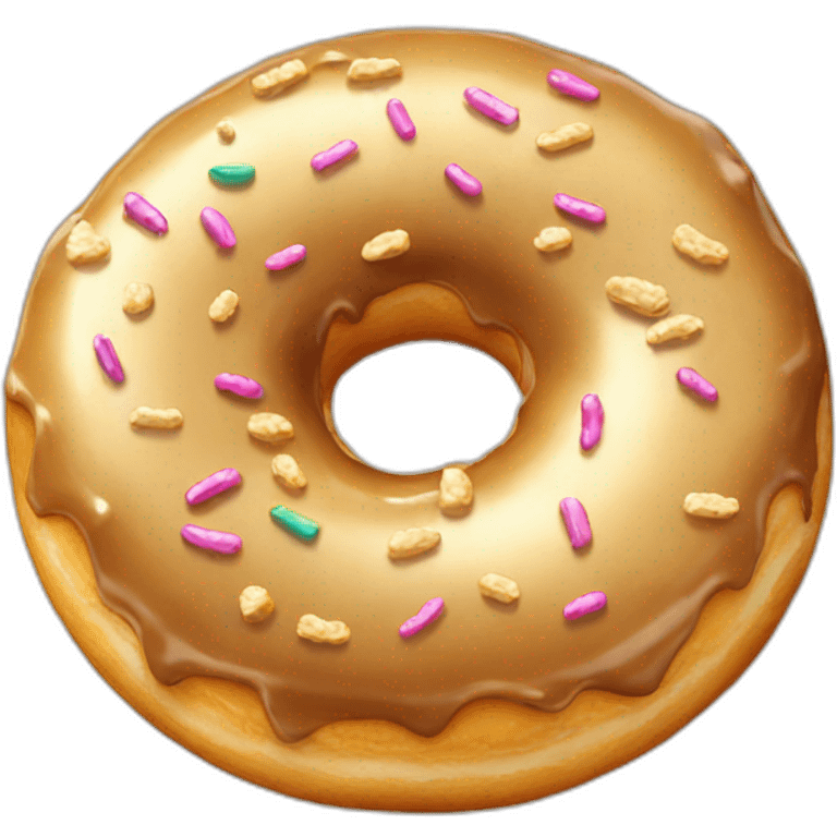 Golden donuts emoji