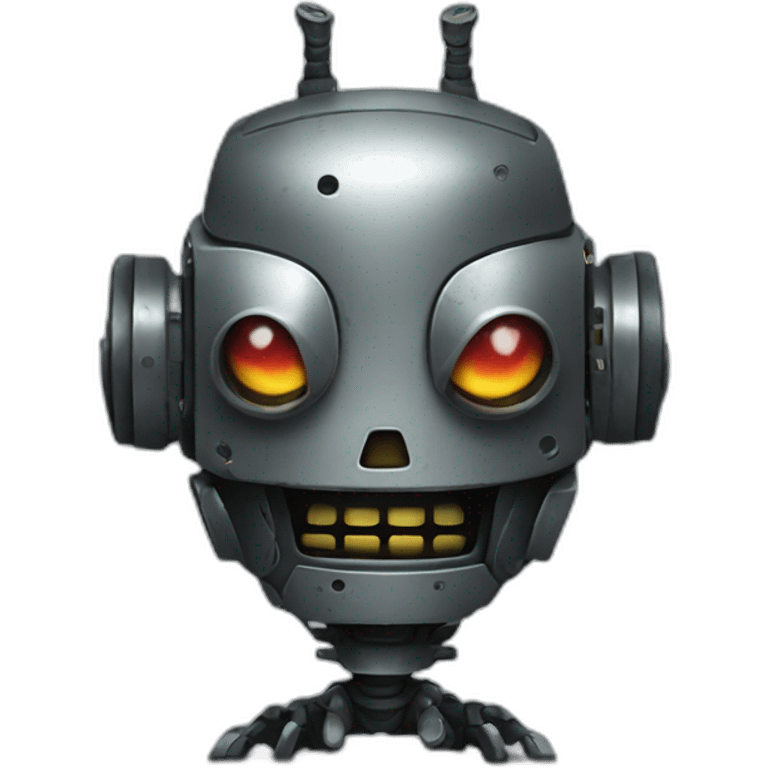 evil robot emoji