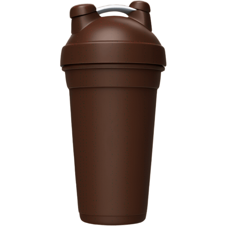 chocolate Protein Shaker cup  emoji