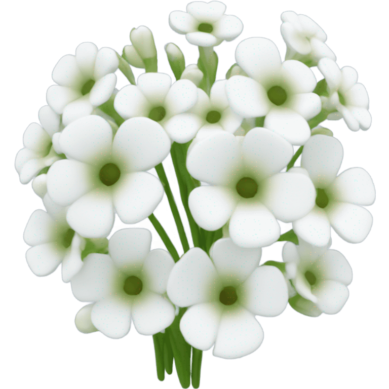 gypsophila in white  emoji