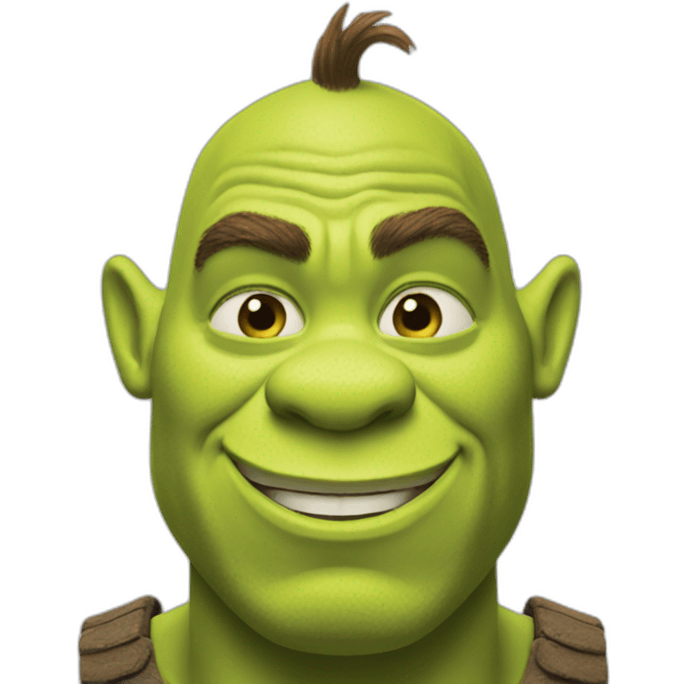 Shrek musclé emoji