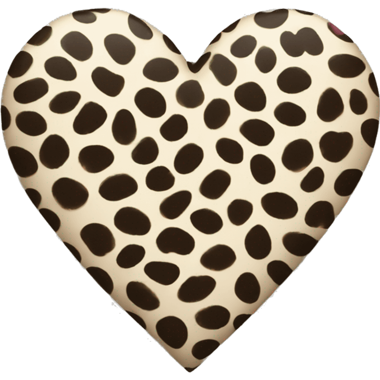 heart with animal print emoji