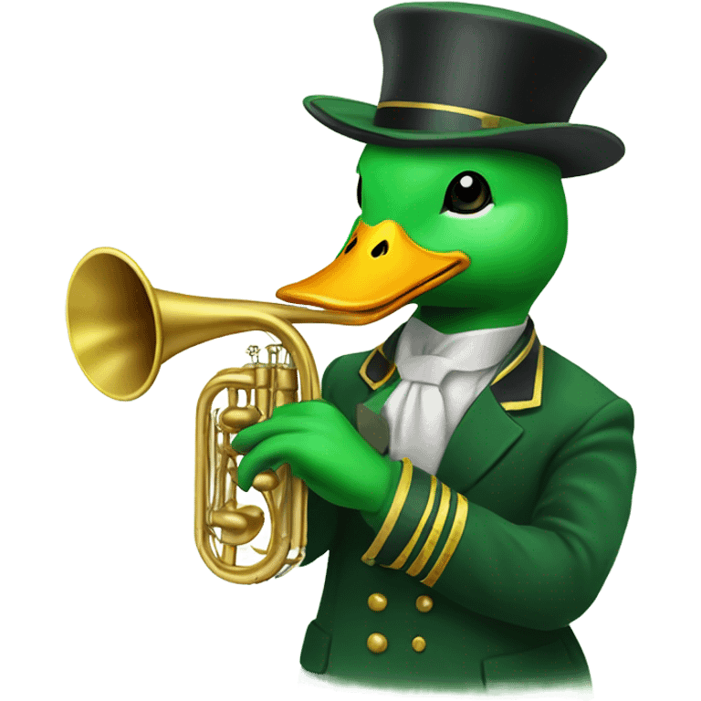 Duck trumpet emoji