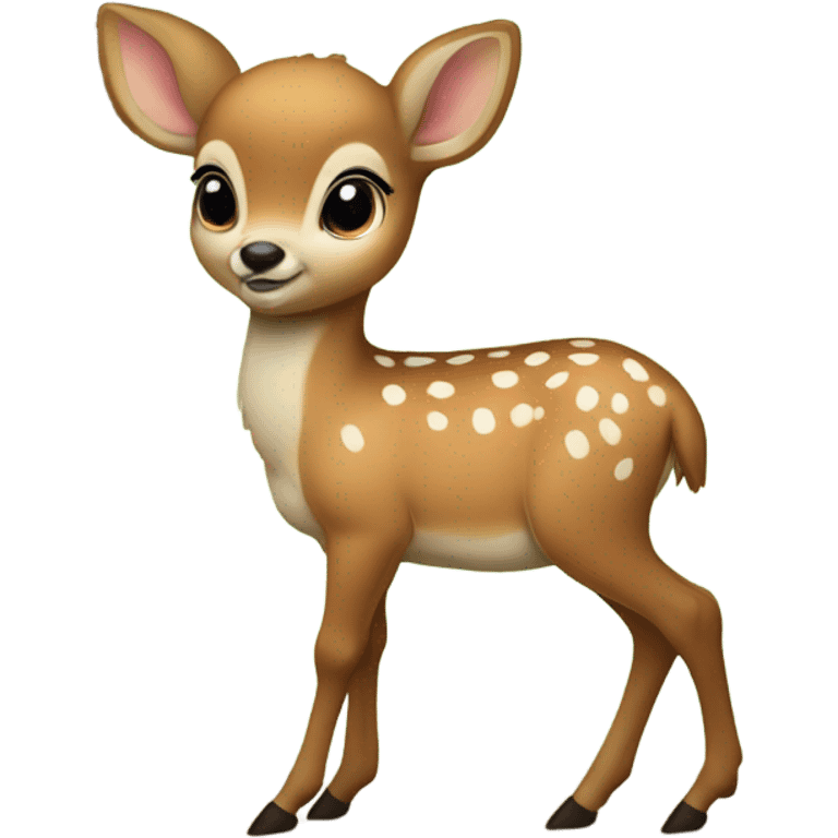 baby deer pine tree emoji