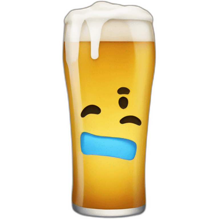 Hoda drink beer emoji