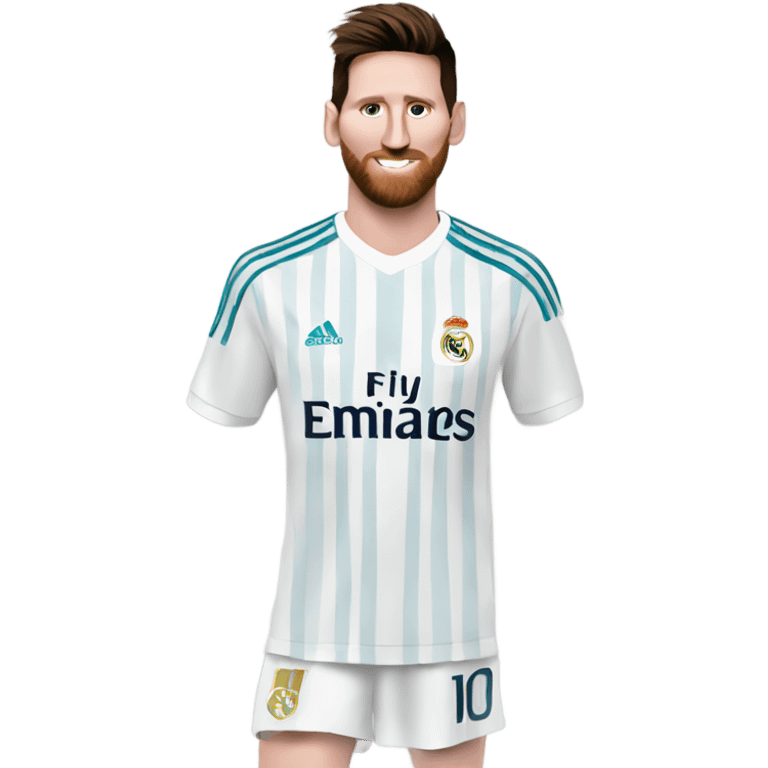 Messi Real Madrid emoji