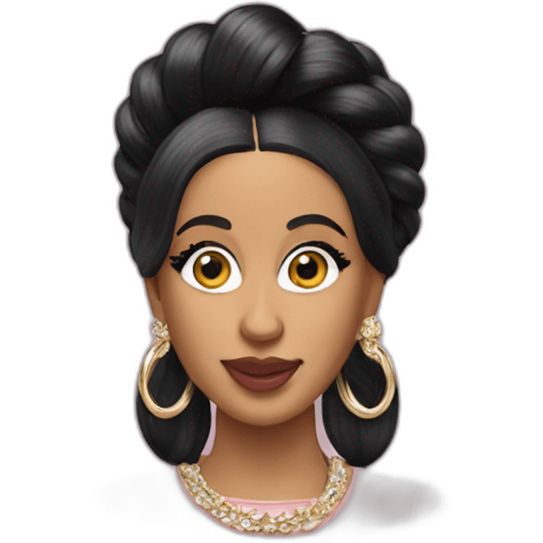 Cardi B black emoji