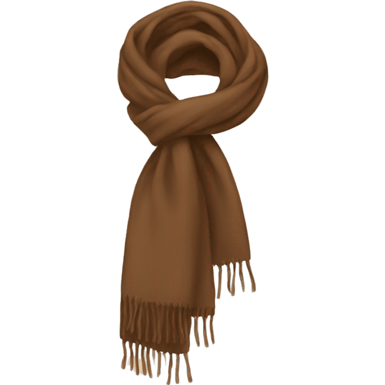 brown scarf emoji