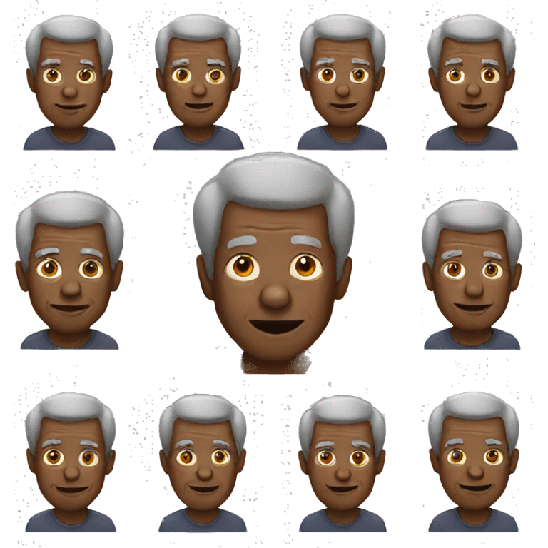 old black man emoji