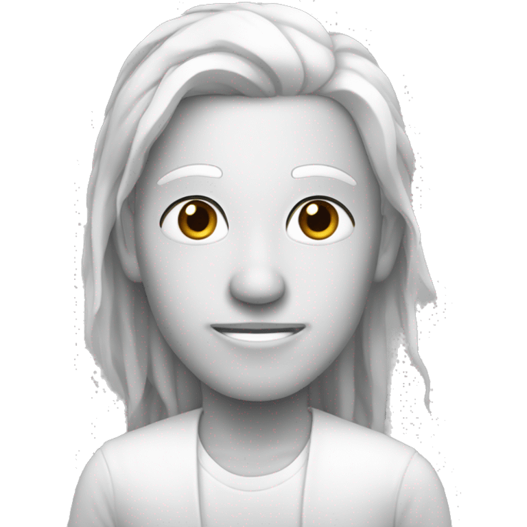 Índigo budico blanco emoji