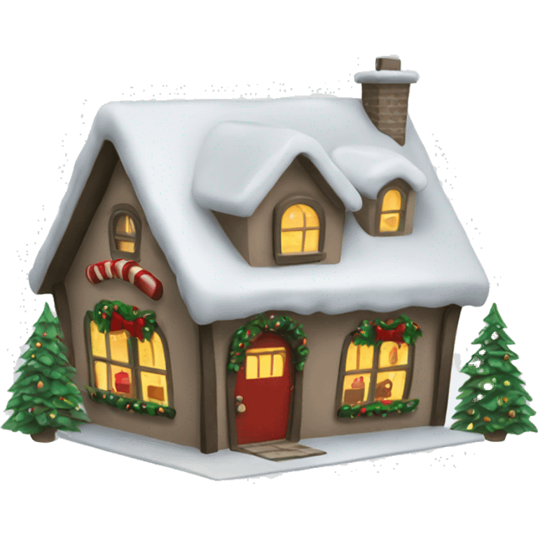 Christmas village emoji