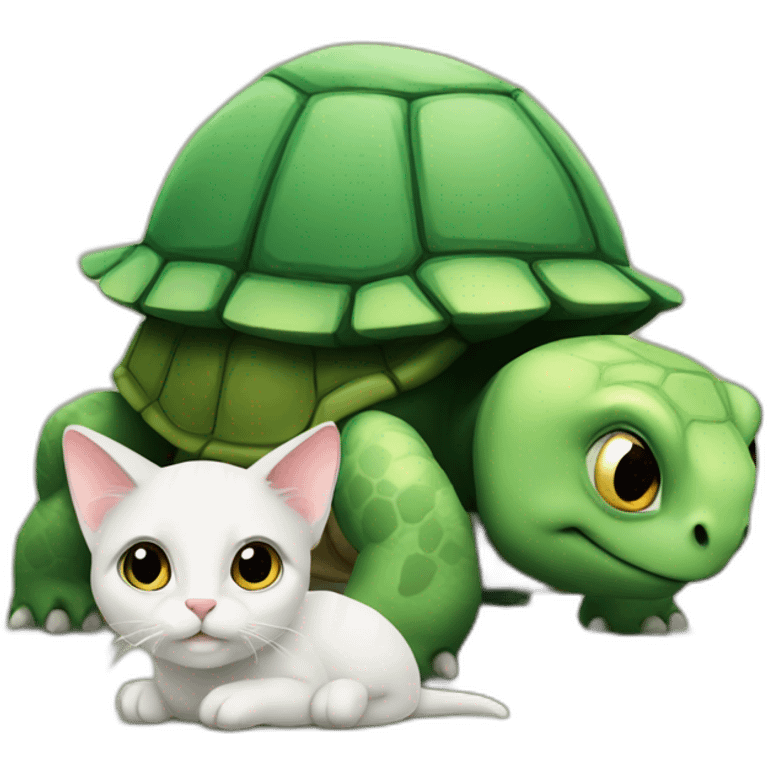 Tortues with cat emoji