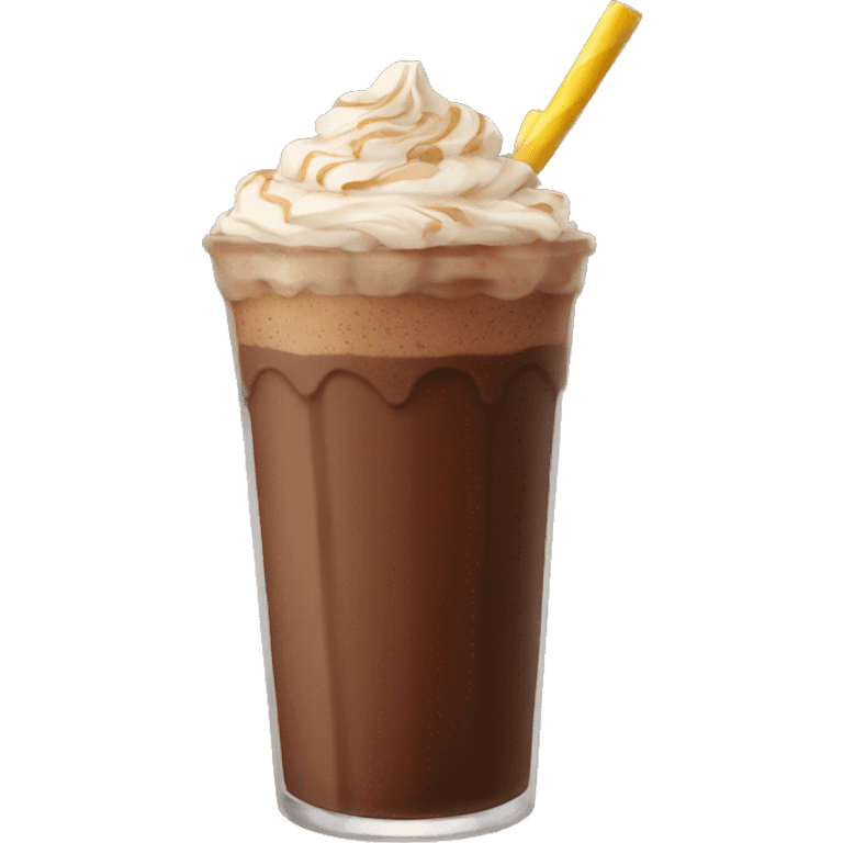 Chocolate frappe emoji