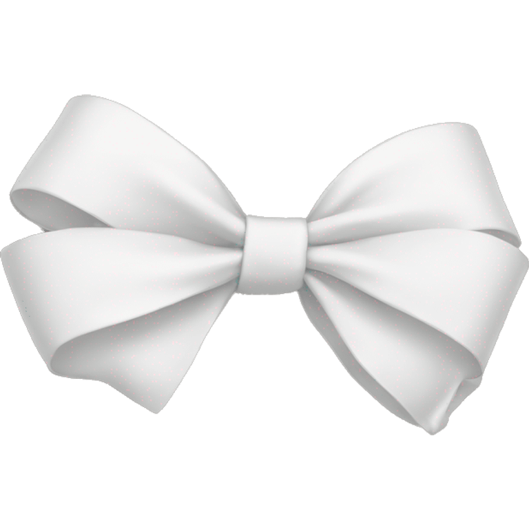 White Bow emoji