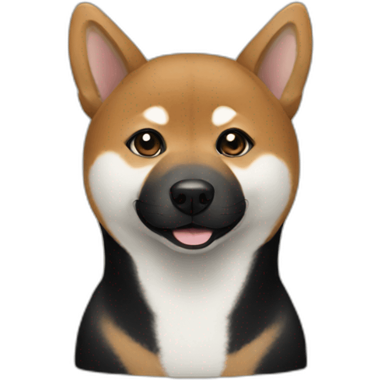 black shiba emoji