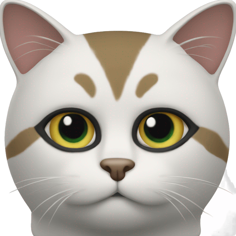  um gato espião bravo emoji