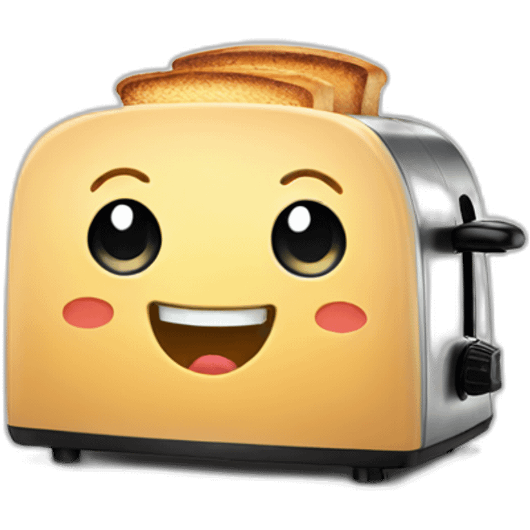 happy toaster emoji