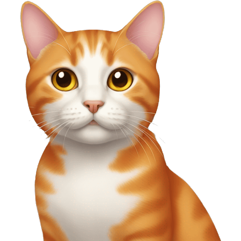 Cat orange emoji