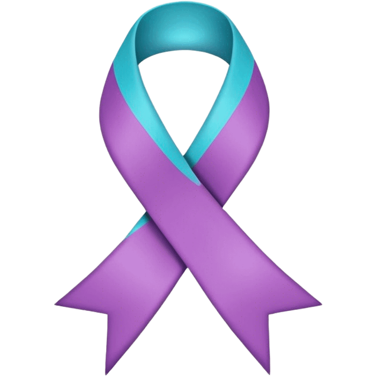 Thyroid cancer ribbon emoji