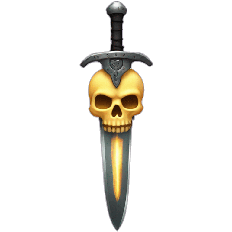 Sting sword glows skull emoji