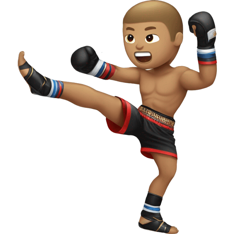 Muay Thai guy emoji