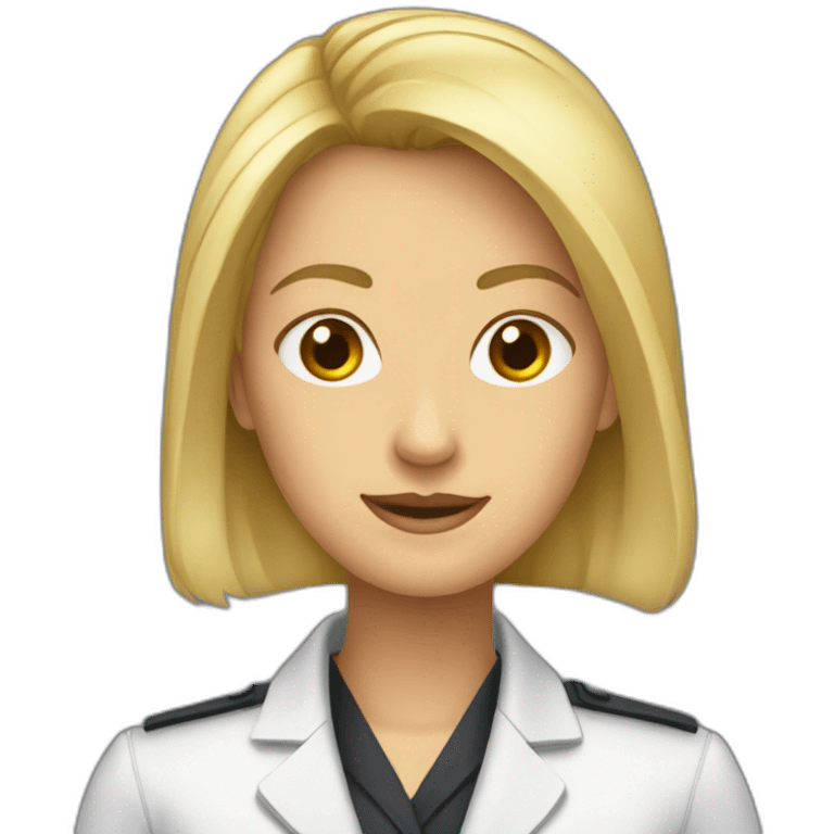 agent responsable douanier femme emoji