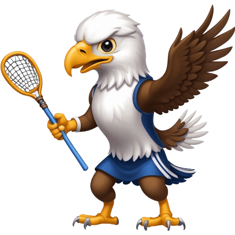 eagle playing lacrosse emoji