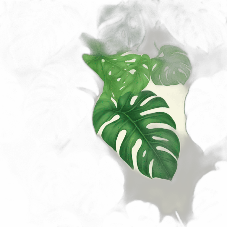 Monstera emoji