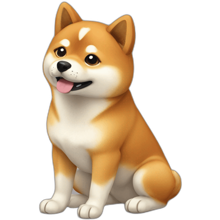 Shiba Inu crossing paws emoji