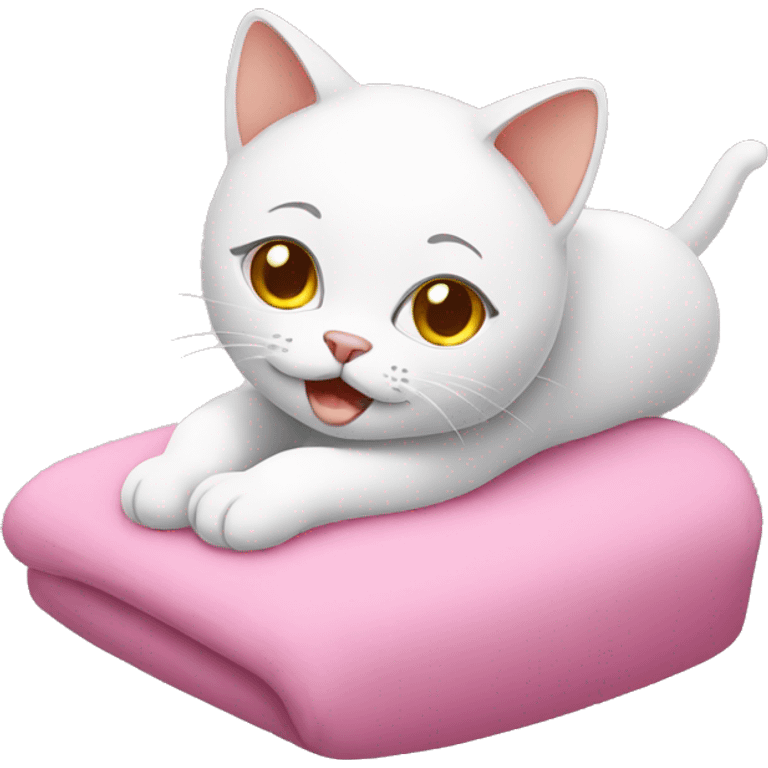 Cat massage emoji