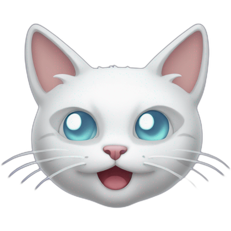 white spooky cat emoji