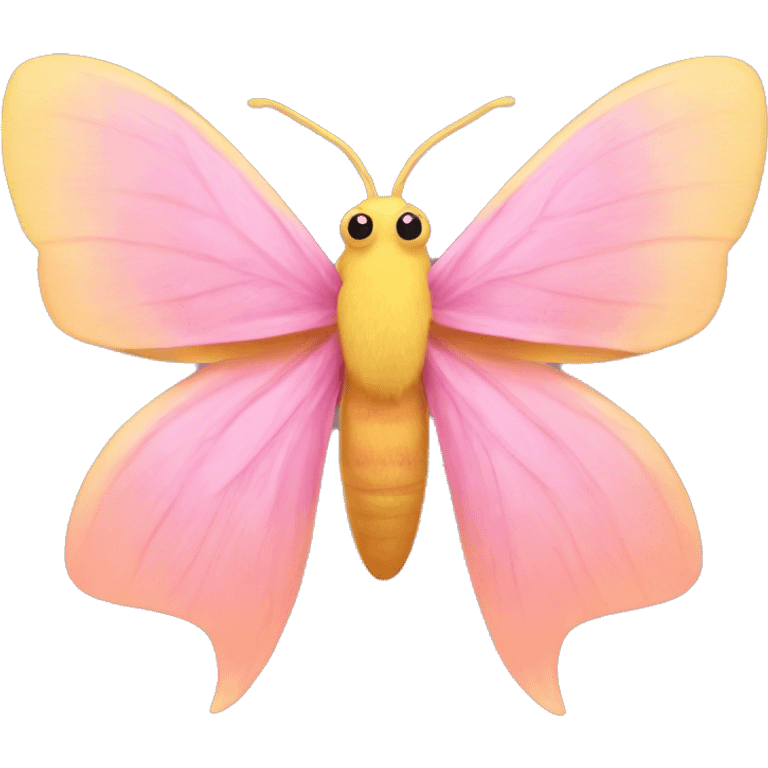 rosy maple moth emoji