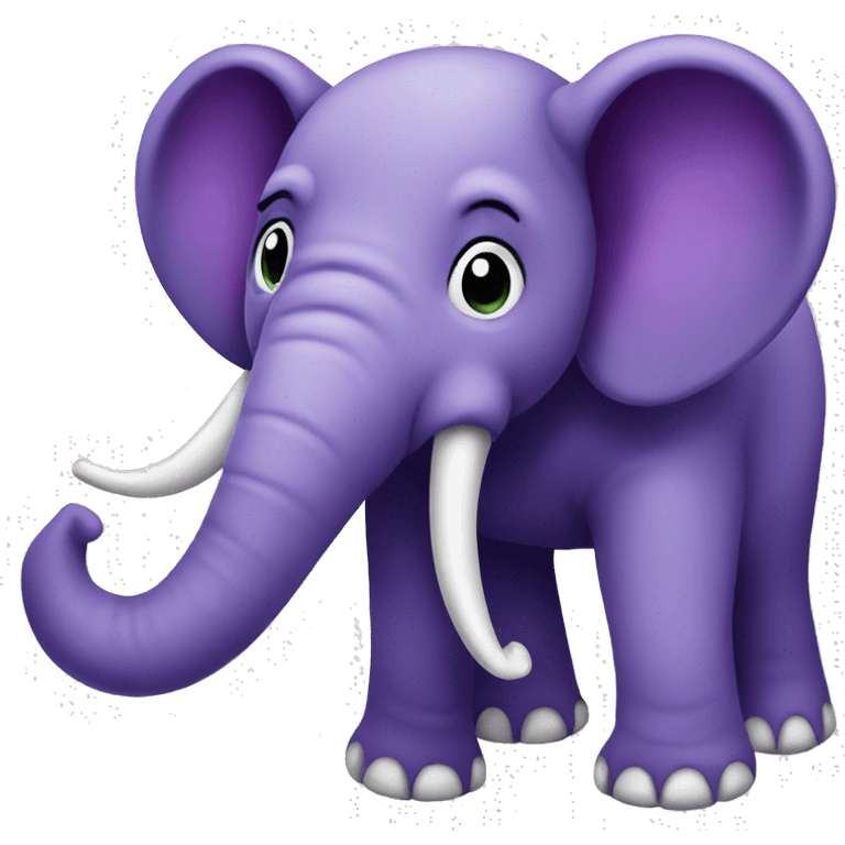 Purple elephant  emoji