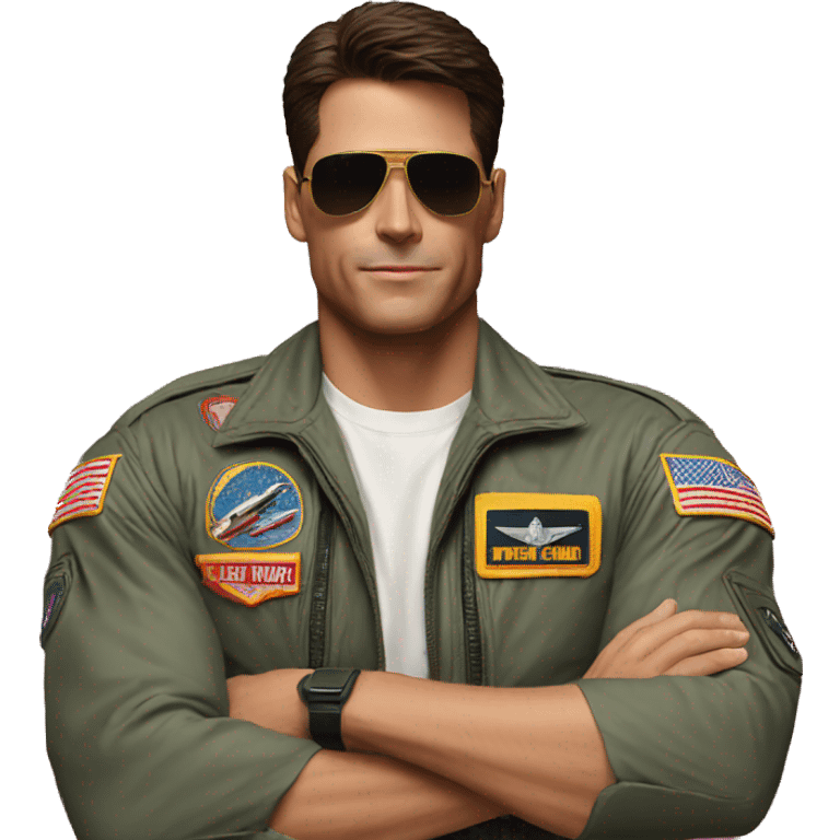 Top Gun 80s emoji