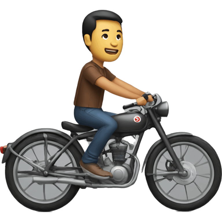 Fredy wung on a bike  emoji