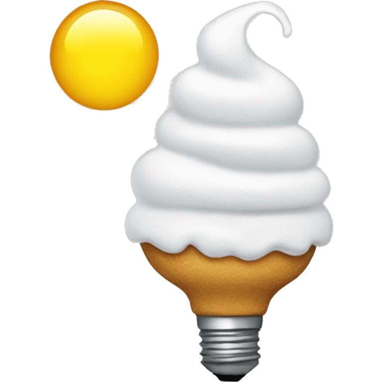 frosting lightbulb emoji