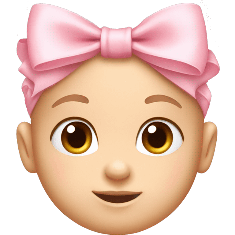 baby pink bow emoji