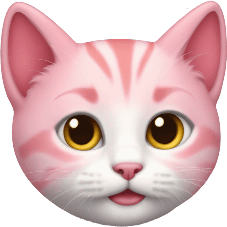 Pink kitten emoji